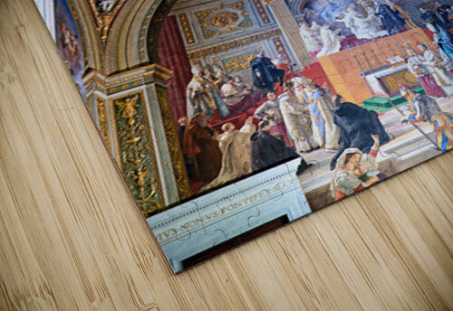 Exploring frescoes in the Raphael rooms at Vatican Museums Marco Brivio puzzle