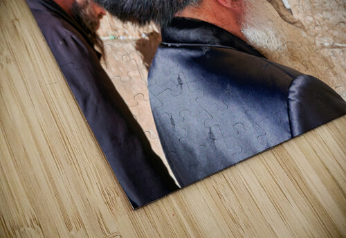 Orthodox Jews praying at the Wailing Wall in Jerusalem Israel Marco Brivio puzzle