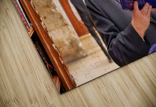 Orthodox Jews pray at the Western Wall in Jerusalem Marco Brivio puzzle