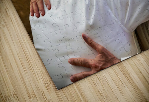 Men embrace each other at the Wailing Wall in Jerusalem Marco Brivio puzzle