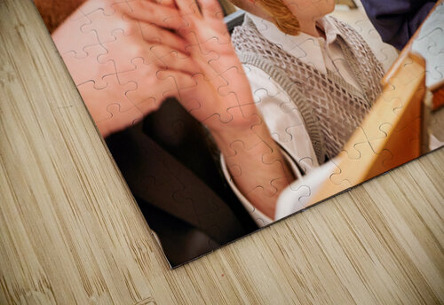 Orthodox Jews pray at the Wailing Wall in Jerusalem Israel Marco Brivio puzzle