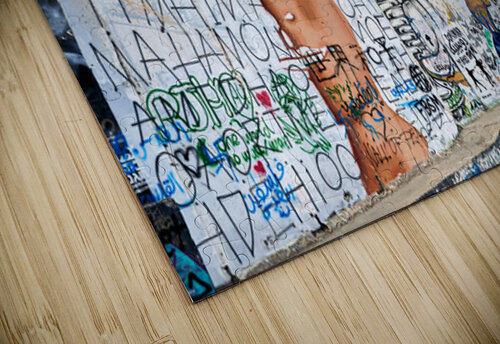 West Bank separation wall covered in art in Bethlehem Jerusalem Marco Brivio puzzle