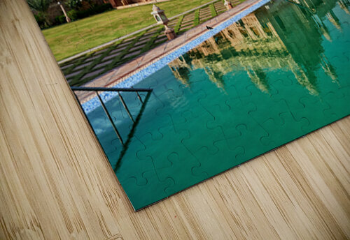 Exploring Khimsar Fort in Rajasthan India with a swimming pool n Marco Brivio puzzle