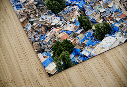Cityscape view of blue houses in Jodhpur Rajasthan in India Marco Brivio puzzle