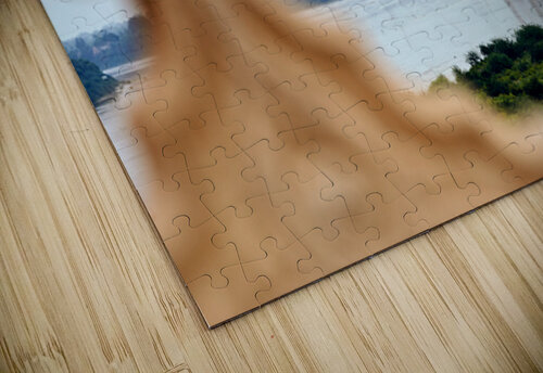 View of Taj Mahal Palace from a distance in Agra India Marco Brivio puzzle