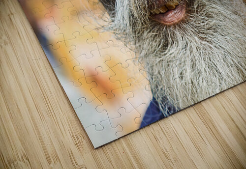 Portrait of a man in Orchha Madhya Pradesh India during the da Marco Brivio puzzle