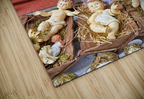 Statues in artisan workshops of Via Gregorio Armeno in Naples Marco Brivio puzzle