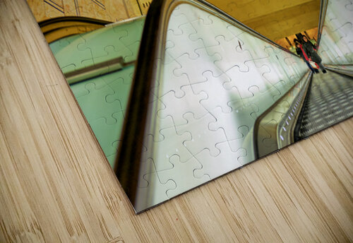 Toledo station view in Naples Metro with artwork above Marco Brivio puzzle