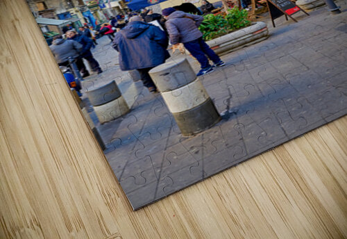 Mural of san gennaro by jorit in forcella naples Marco Brivio puzzle