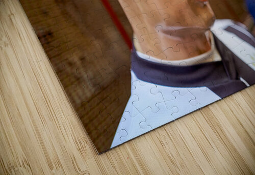 Statues of Christmas nativity scene at artisan workshops in Napl Marco Brivio puzzle