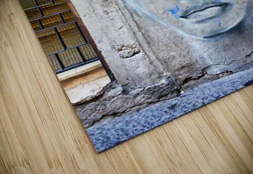 Graffiti of sofia loren in naples spanish quarters Marco Brivio puzzle