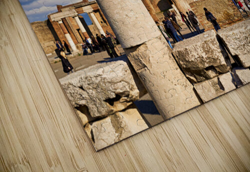 Visitors explore Pompeii ruins in Naples Campania Italy Marco Brivio puzzle