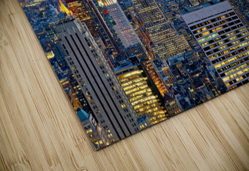 Manhattan aerial view showing Empire State Building at sunset Marco Brivio puzzle