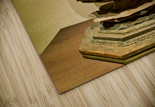 Sculpture of buddha in asian art gallery in metropolitan museum  Marco Brivio puzzle