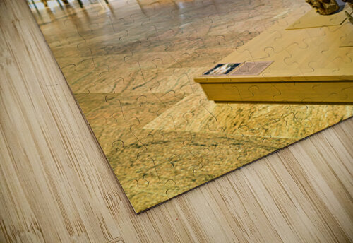 Oceanic Art display in Metropolitan Museum of Art with figures Marco Brivio puzzle