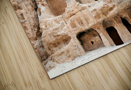 Little Petra site in Jordan shows ancient rock cut architecture Marco Brivio puzzle