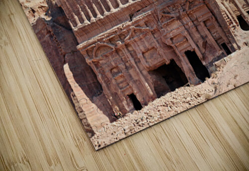 Royal Tombs at Petra in Jordan show ancient architecture and his Marco Brivio puzzle