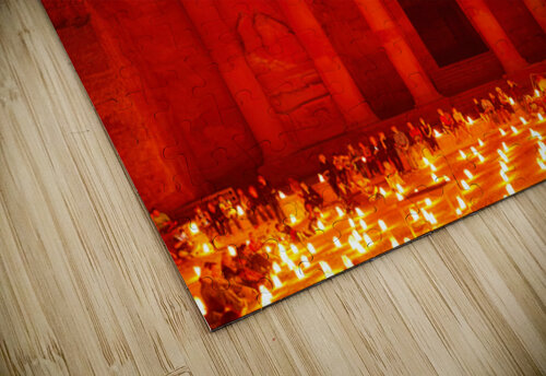 Visit to Petra at night with the Treasury lit by candles Marco Brivio puzzle