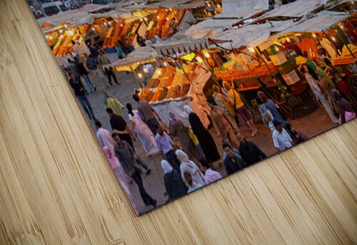 Sunset at Djema el Fna square in Marrakesh Morocco Marco Brivio puzzle