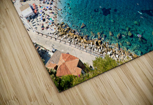 Leisure time at Marina Grande beach in Scilla Calabria Italy Marco Brivio puzzle