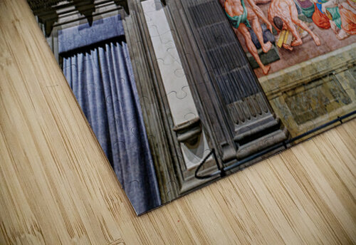 Martyrdom of St. Lawrence painting in Basilica of San Lorenzo Fl Marco Brivio puzzle