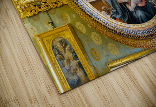 Madonna with child by fra filippo lippi in palazzo pitti in flor Marco Brivio puzzle