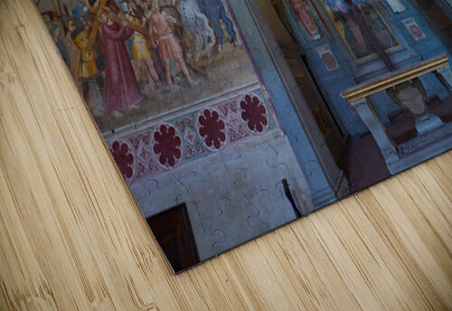 Santa Maria Novella church interior with historical art in Flore Marco Brivio puzzle