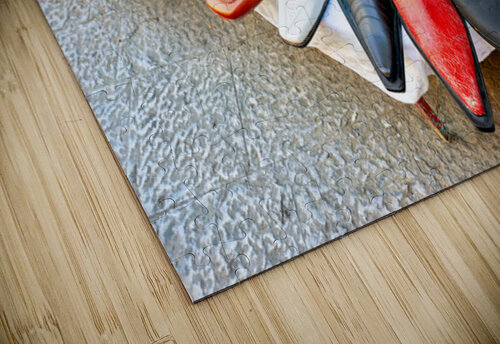 Footwear display at Ballaro street market in Palermo Sicily Marco Brivio puzzle