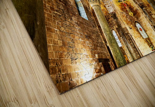 Interior view of Cappella di San Cataldo showing its unique desi Marco Brivio puzzle