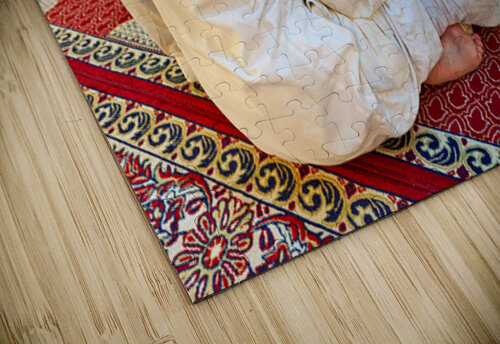 Elderly man reading Quran inside Umayyad Mosque in Damascus Syri Marco Brivio puzzle