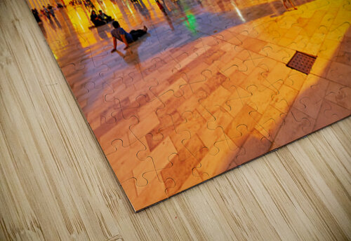 Visitors enjoy evening time at Umayyad Mosque in Damascus Syria Marco Brivio puzzle