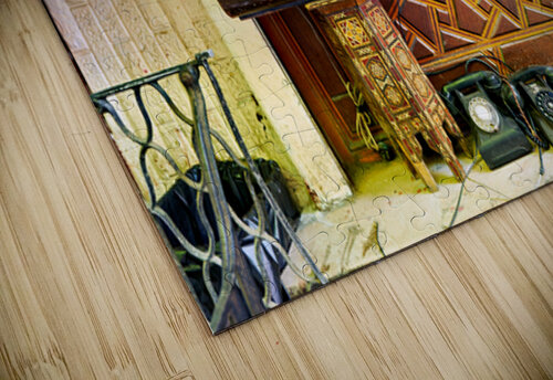 Second hand shop displays vintage items in Damascus Syria Marco Brivio puzzle