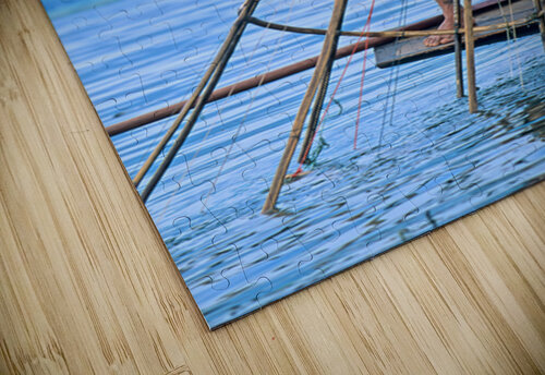 Fishing on Inle Lake in Myanmar with bamboo tools Marco Brivio puzzle