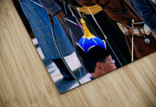Archery competition during Naadam festival in Ulaanbaatar Mongo Marco Brivio puzzle