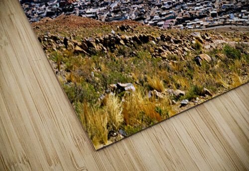 Panoramic view of a sprawling city in a mountain valley. Marco Brivio puzzle