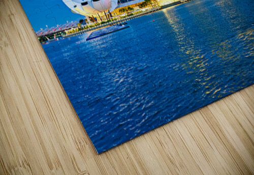 City skyline at sunset over Marina Bay with reflections on water Marco Brivio puzzle