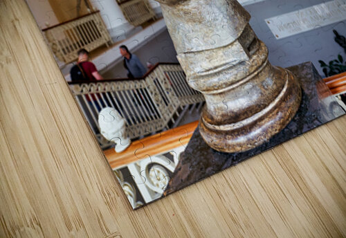 Sculpture of a historical figure in St. Petersburg Museum Marco Brivio puzzle