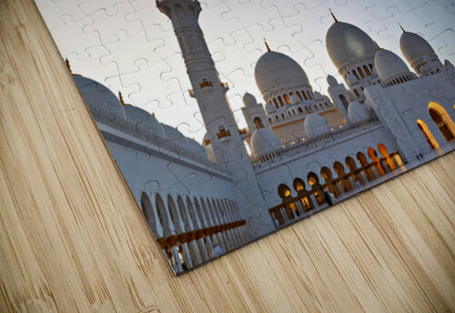 Visitors explore Sheikh Zayed Grand Mosque in Abu Dhabi Marco Brivio puzzle