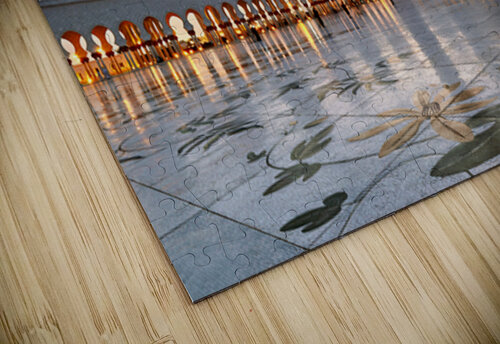 Exploring Sheikh Zayed Grand Mosque in Abu Dhabi at dusk Marco Brivio puzzle