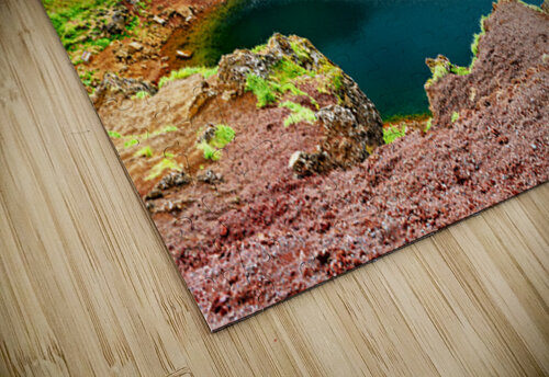 Exploring Kerid Crater in Iceland on a cloudy day Marco Brivio puzzle