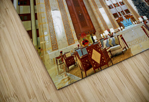 Lobby area of Al Bustan luxury hotel in Muscat Oman Marco Brivio puzzle