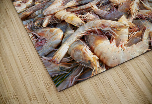 Fish market in Muscat Oman shows vendor and fresh catch Marco Brivio puzzle