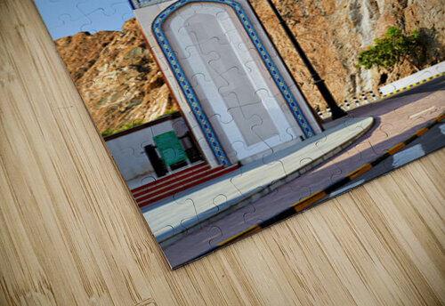 Visit to Al Khor mosque in Muscat Oman during bright day Marco Brivio puzzle