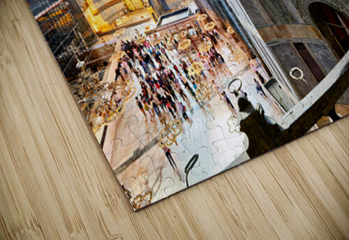Visitors explore Hagia Sophia Grand Mosque in Istanbul Marco Brivio puzzle