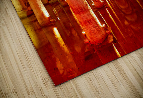 Explore Basilica Cistern at night with reflected lights Marco Brivio puzzle