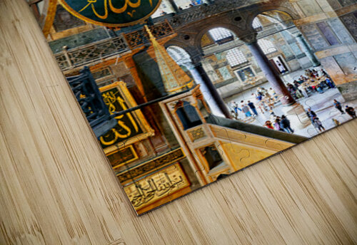 View from interior of Hagia Sophia Grand Mosque in Istanbul Marco Brivio puzzle