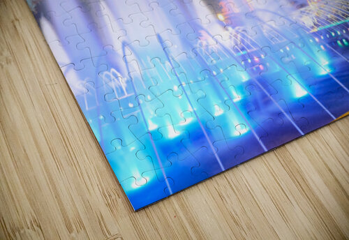 Hagia Sophia Grand Mosque at night with a fountain display Marco Brivio puzzle