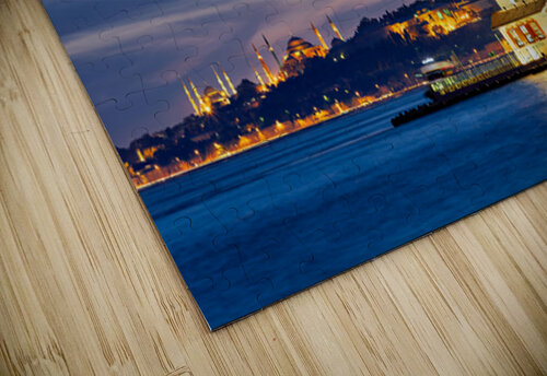 Sunset view of Maidens Tower on the Bosphorus in Istanbul Marco Brivio puzzle