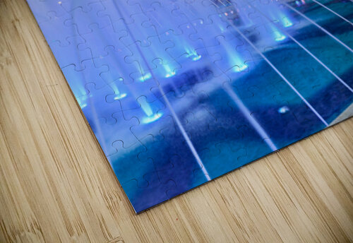 Hagia Sophia Grand Mosque at dusk with fountain display Marco Brivio puzzle