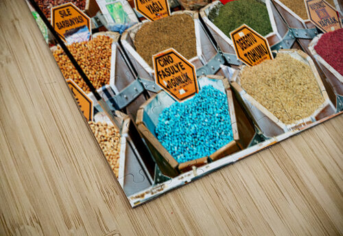Spices and herbs displayed at Grand Bazaar in Istanbul Marco Brivio puzzle